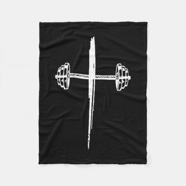 Couverture Polaire Jesus Coffee Gym Repeat, Gym Coffee Jesus - Front  (Devant)