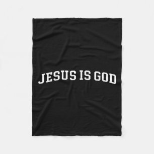 Couverture Polaire Jésus Est Dieu