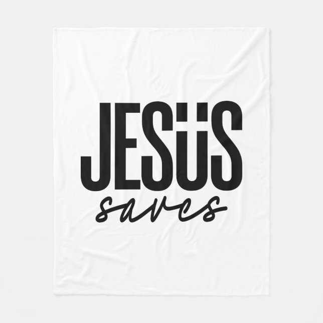 COUVERTURE POLAIRE JÉSUS SAUVE (Devant)