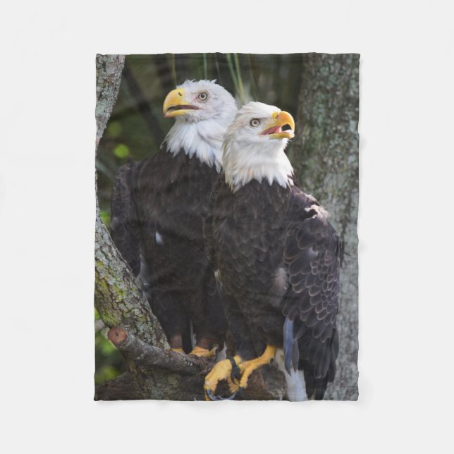 Couverture Polaire Jet américain d'Eagle chauve (Devant)