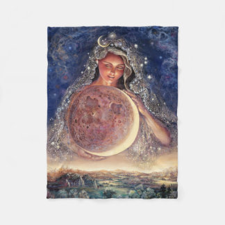 Couverture Polaire Jet d'ouatine de déesse de lune