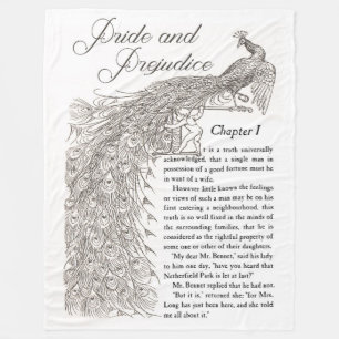Couverture Polaire Jet d'ouatine de fierté et de préjudice