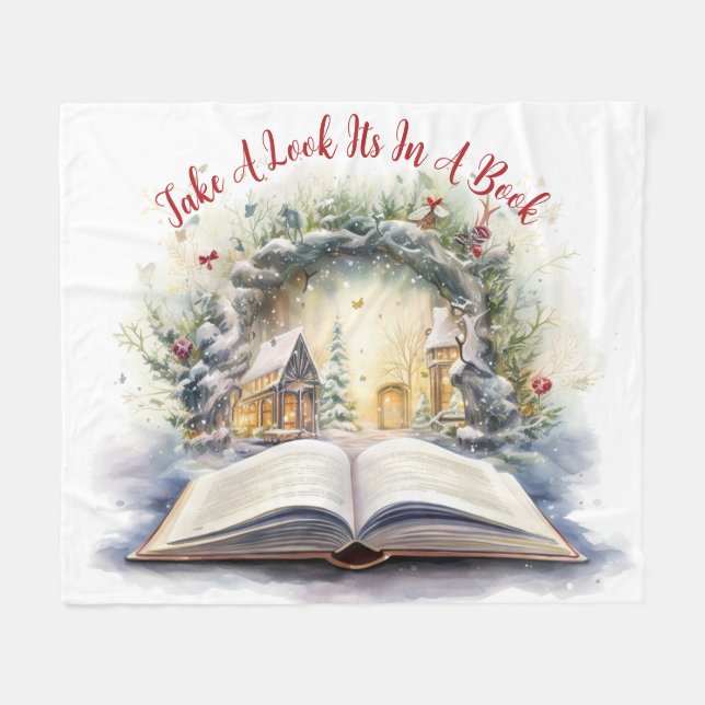 Couverture Polaire Jetez un coup d'œil, c'est dans un livre (Devant (Horizontal))