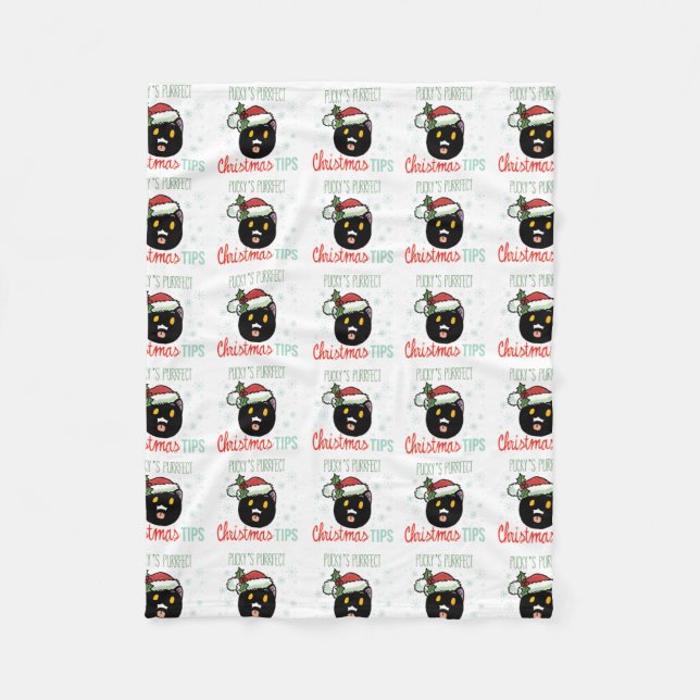 Couverture Polaire Jets de Noël Purrfect de Pucky (Devant)