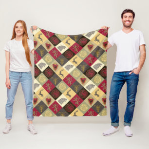 Couverture Polaire Jeu de Trones Motif sigil