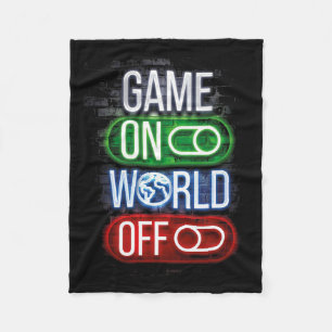 Couverture Polaire Jeu Gamer Sur World Off Pour Les Garçons Et Les Ho