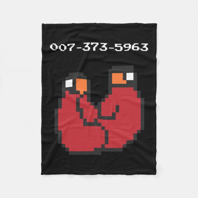 Couverture Polaire Jeu vidéo 90s 45s Codes Drôle cadeau (Devant)