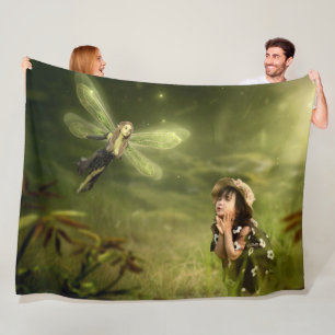 COUVERTURE POLAIRE JEUNE FILLE VOIE FAIRY