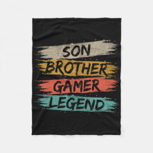 Couverture Polaire Jeux Vidéos Vintages Pour Garçons Brother S