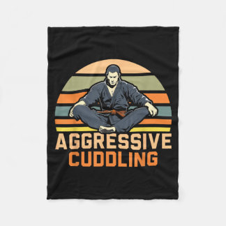 Couverture Polaire Jiu Jitsu BJJ Arts Martiaux Mixtes MMA Combat