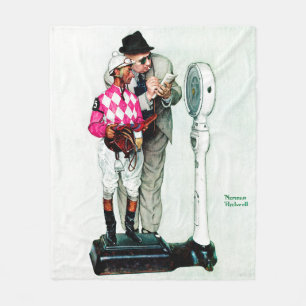Couverture Polaire Jockey Weighin by Norman Rockwell