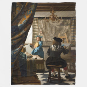 Couverture Polaire Johannes Vermeer - L'Allégorie de la Peinture