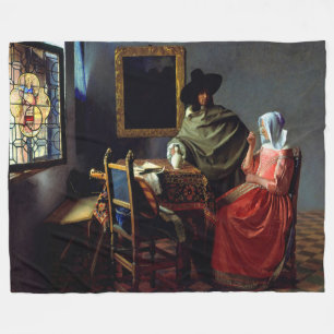 Couverture Polaire Johannes Vermeer - Le verre du vin