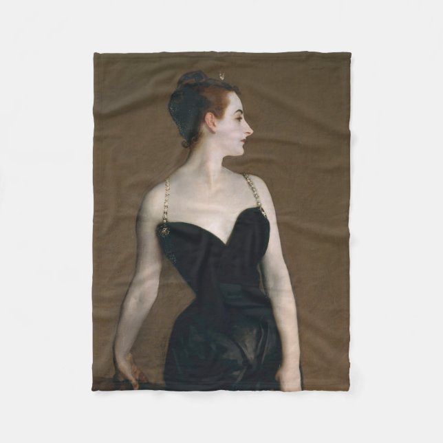 Couverture Polaire John Singer Sargent Madame X Portrait Humeur (Devant)