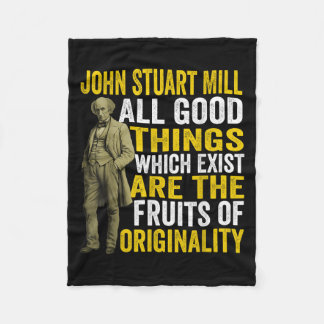 Couverture Polaire John Stuart Mill Philosophe Citation Philosophie T