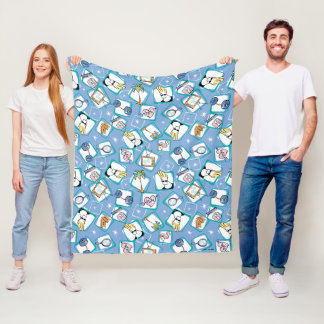 Couverture Polaire Johnny Bravo Motif Icon