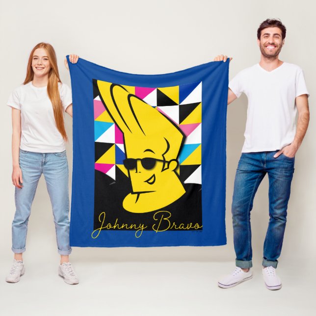 Couverture Polaire Johnny Bravo Pop Art Graphic (En situation)