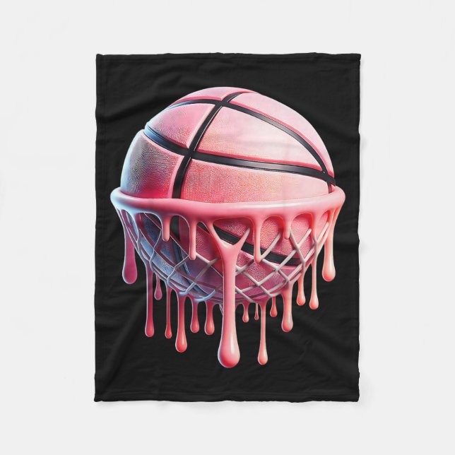 Couverture Polaire Joli Art De Baseball Pour Femmes Filles (Devant)
