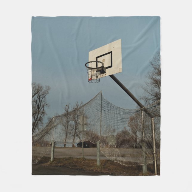 Couverture Polaire Joli basket-ball (Devant)