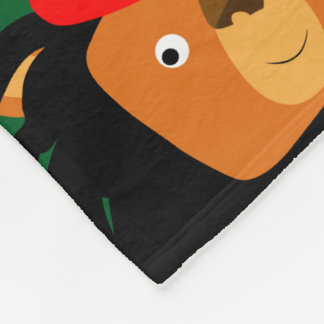 Couverture Polaire Joli Lion Cartoon De Sion