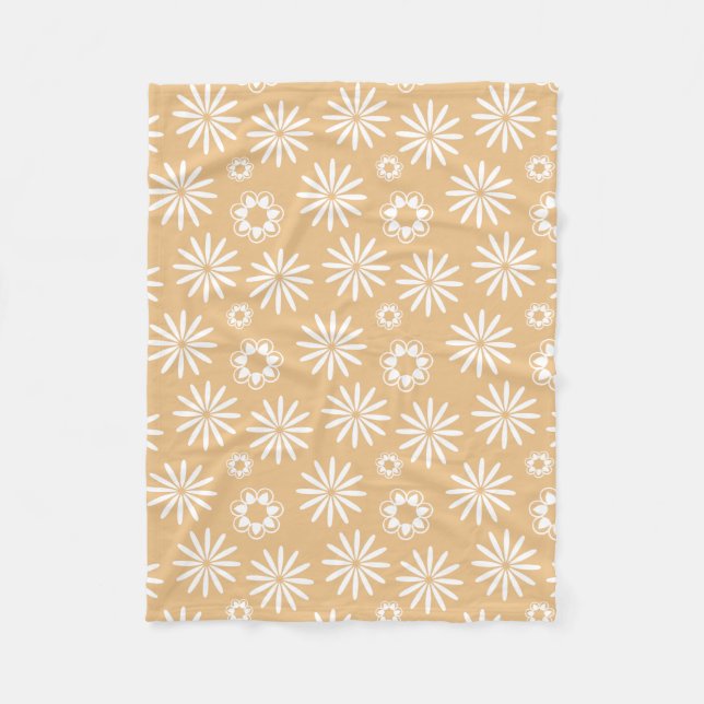 Couverture Polaire Joli motif floral (Devant)