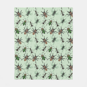 Couverture Polaire Joli motif floral