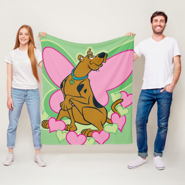 Couverture Polaire Joli Papillon Scooby-Doo (En situation)