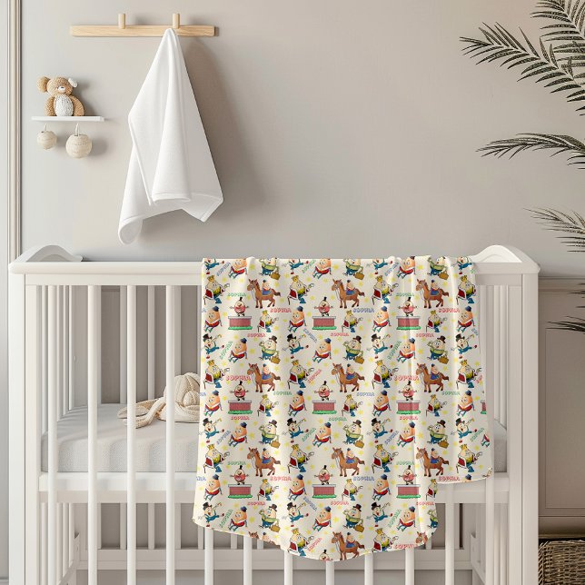 Couverture Polaire Joli Vintage Humpty Dumpty Nursery Rhyme (Créateur téléchargé)