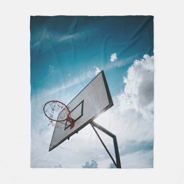 Couverture Polaire Jolie conception de basket-ball (Devant)