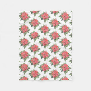 Couverture Polaire Jolie Poinsettia