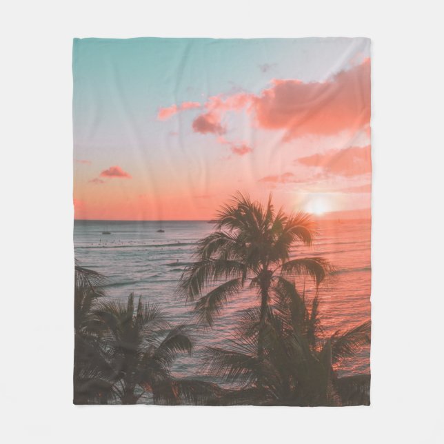 Couverture Polaire Jolie vie marine (Devant)