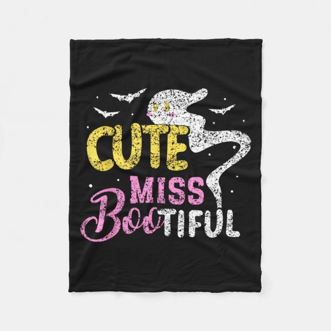 Couverture Polaire Jolies Miss Bootiful Filles Costume Épouvantable H (Devant)