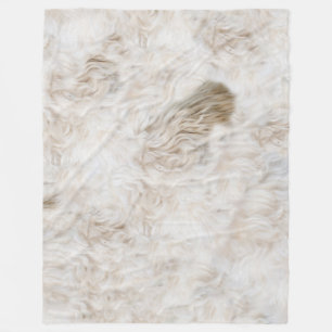 COUVERTURE POLAIRE JOLIMENT DOUX CURLY DOG FUR FLEECE BLANKET