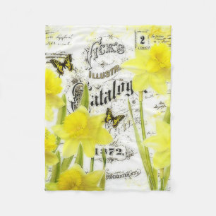 Couverture Polaire jonquilles anciennes
