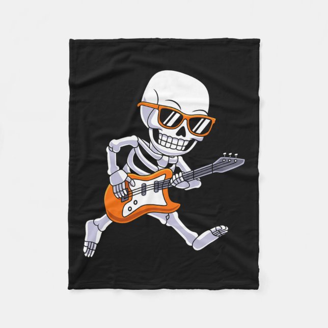 Couverture Polaire Jouer Guitar Rock &amp; Roll Boys Kids (Devant)