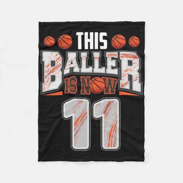 Couverture Polaire Joueur Bysketbyll 11 ans Vieux garçon Bysketbyll 1 (Devant)