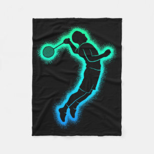 Couverture Polaire Joueur de badminton navette enfants hommes badmint