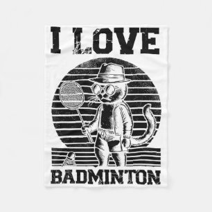 Couverture Polaire Joueur de badminton volant