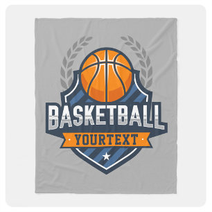 Couverture Polaire Joueur de basket AJOUTER LE NOM Varsity School Tea