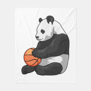 Couverture Polaire Joueur de basket-ball Panda