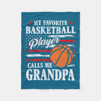 Couverture Polaire Joueur de basket-ball préféré appelle grand-père u