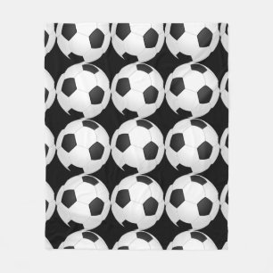 Couverture Polaire Joueur de soccer Ball Joueur Fleece Blanket