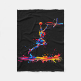 Couverture Polaire Joueurs de Sketll Drip Garçons Jeunesse Enfants Ho