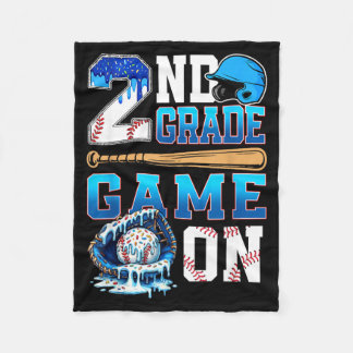 Couverture Polaire Jouons à la rentrée scolaire de 2e année Baseball