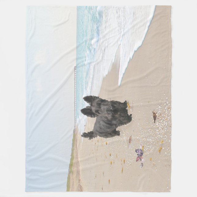 Couverture Polaire Jour de la plage (Devant)