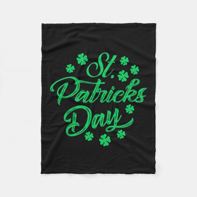 Couverture Polaire Jour de la Saint Patrick (Devant)