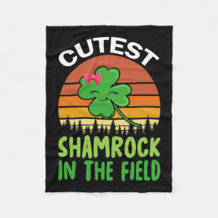 Couverture Polaire Jour de la Saint Patrick Filles Toddler Shamrock C