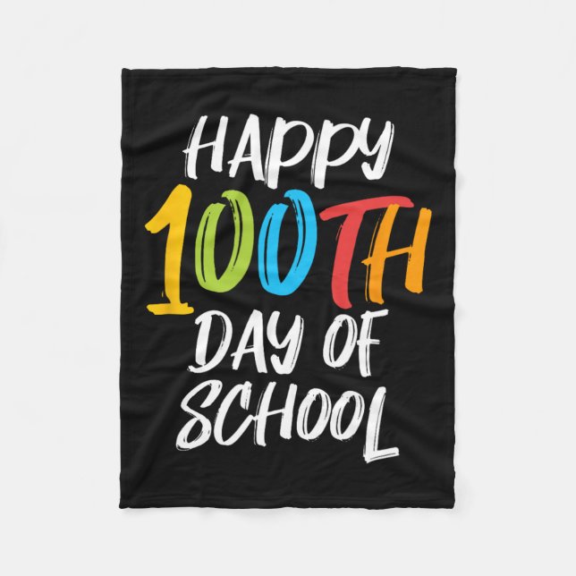 Couverture Polaire Jour De L'École Enseignant Garçons Filles Enfants  (Devant)