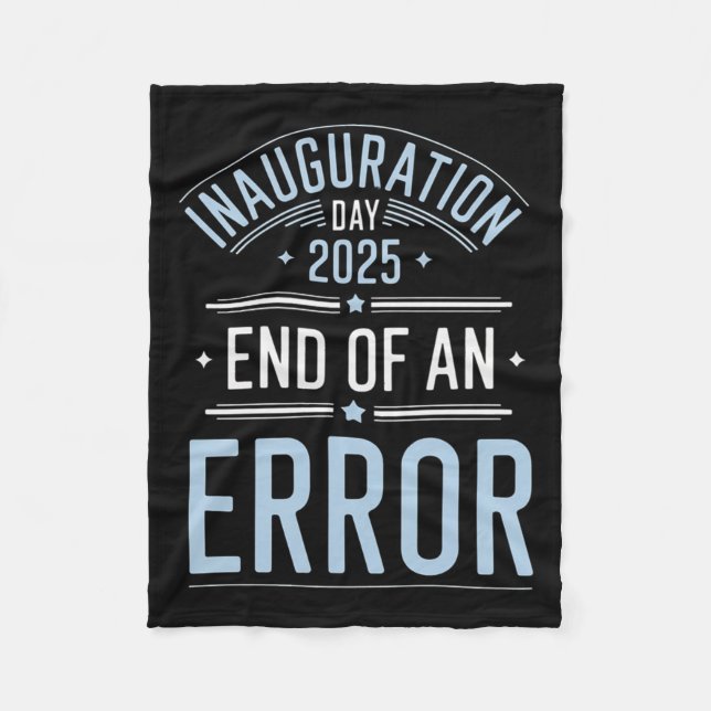 Couverture Polaire Jour De L'Inauguration 2025 Fin D'Une Erreur - Le  (Devant)