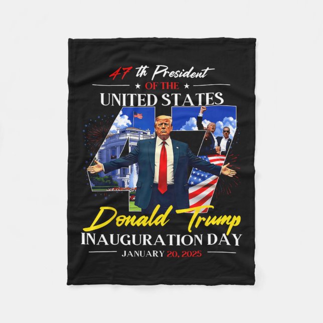 Couverture Polaire Jour de l'investiture du président Donald Trump 20 (Devant)